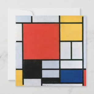 Composition Red, Yellow, Blue, Black Mondriaan