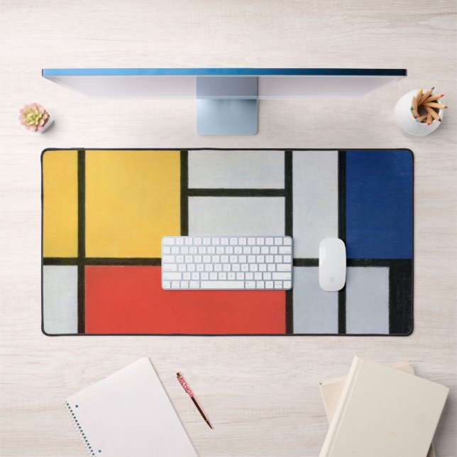 Composition Rouge, Jaune, Bleu, Noir, Mondrique (Bureau 1)