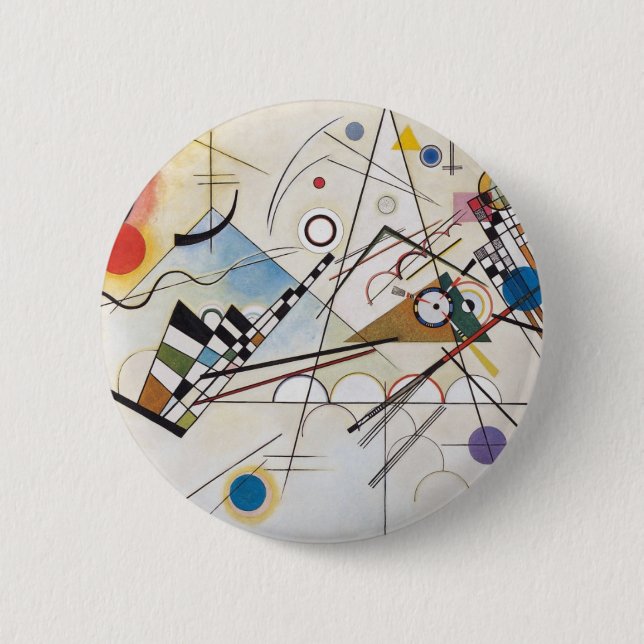 Composition VIII 2 Inch Round Button (Front)