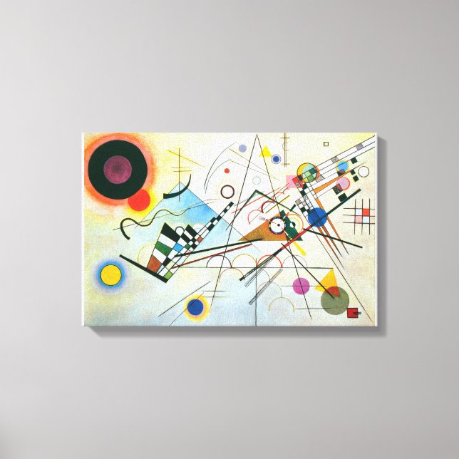 Composition VIII by Wassily Kandinsky Canvas Print (Front)