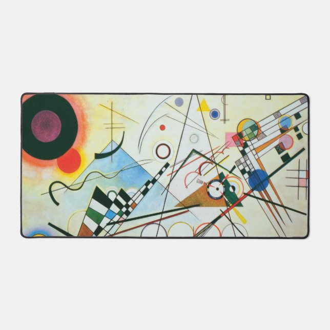 Composition VIII by Wassily Kandinsky Desk Mat (Front)