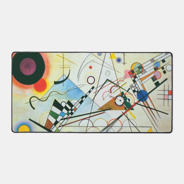 Composition VIII by Wassily Kandinsky  Desk Mat (Front)