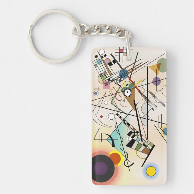 Composition VIII by Wassily Kandinsky Keychain (Front)