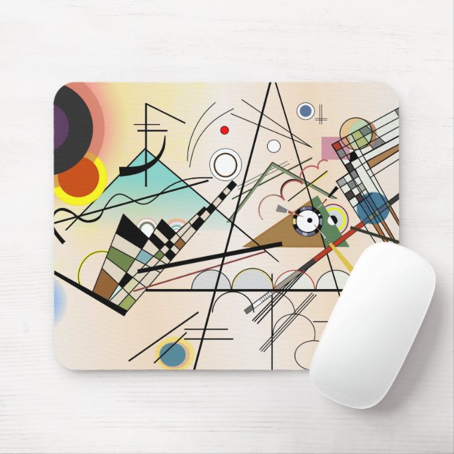 Composition VIII by Wassily Kandinsky Mouse Pad (With Mouse)