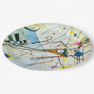 Composition VIII by Wassily Kandinsky Paper Plate