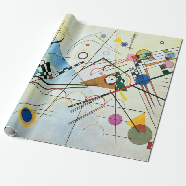 Composition VIII by Wassily Kandinsky Wrapping Paper (Unrolled)