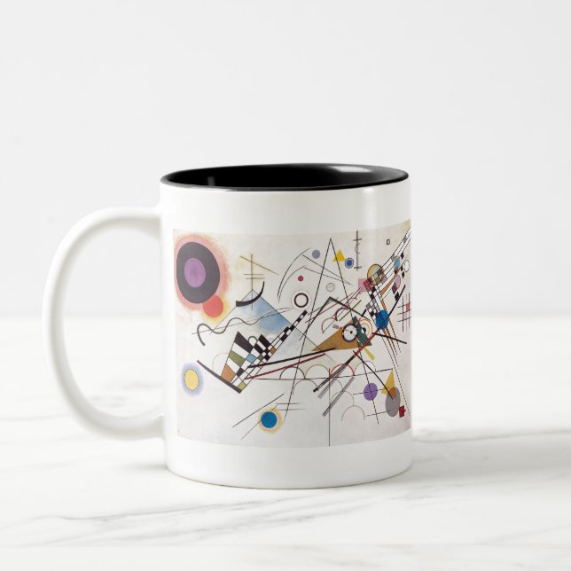 Composition viii Two-Tone coffee mug (Left)