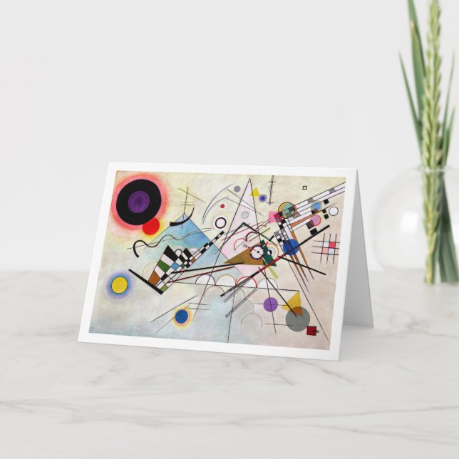 Composition VIII, Wassily Kandinsky Card (Front)