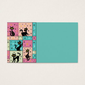 Composition with 5 Black Cats