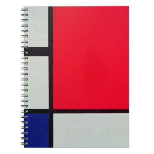 Composition with Red, Blue and Yellow Notebook