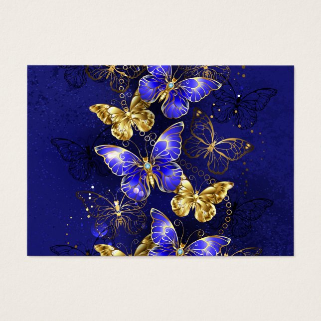 Composition with Sapphire Butterflies (Front)