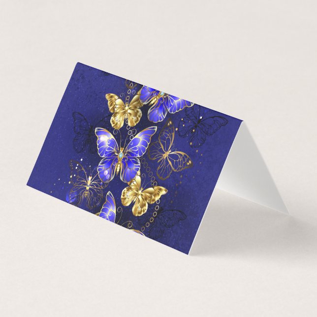 Composition with Sapphire Butterflies (Front)