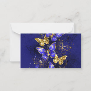 Composition with Sapphire Butterflies Card