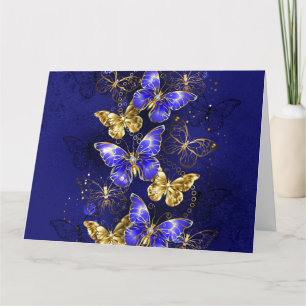 Composition with Sapphire Butterflies Card