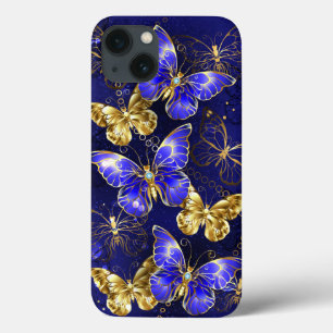 Composition with Sapphire Butterflies iPhone 13 Case
