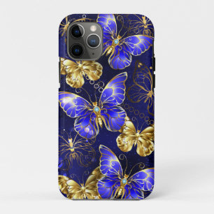 Composition with Sapphire Butterflies iPhone 11 Pro Case