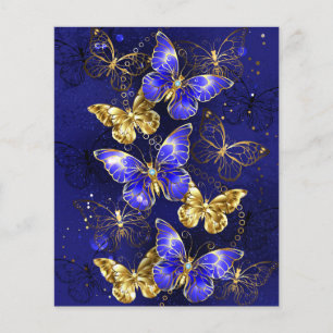 Composition with Sapphire Butterflies Flyer