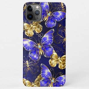 Composition with Sapphire Butterflies iPhone 11Pro Max Case