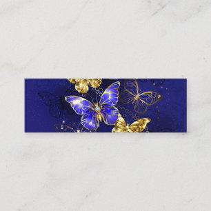 Composition with Sapphire Butterflies Mini Business Card