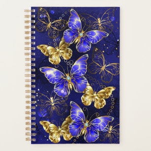 Composition with Sapphire Butterflies Planner