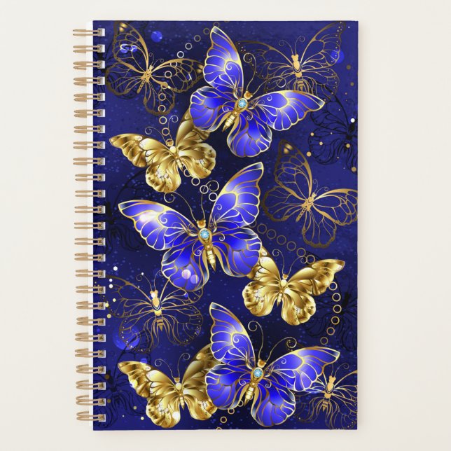 Composition with Sapphire Butterflies Planner (Front)