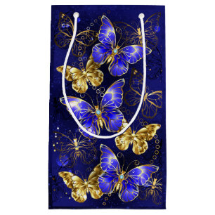 Composition with Sapphire Butterflies Small Gift Bag
