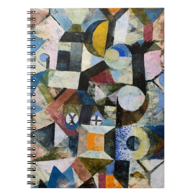 Composition with the Yellow Half by Paul Klee Notebook (Front)
