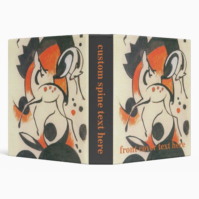 Composition with Two Deer by Franz Marc Binder (Background)