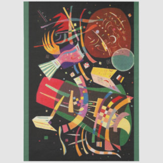 Composition X Biomorphic Abstraction - Kandinsky Tissue Paper