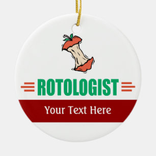 Composting Ceramic Ornament