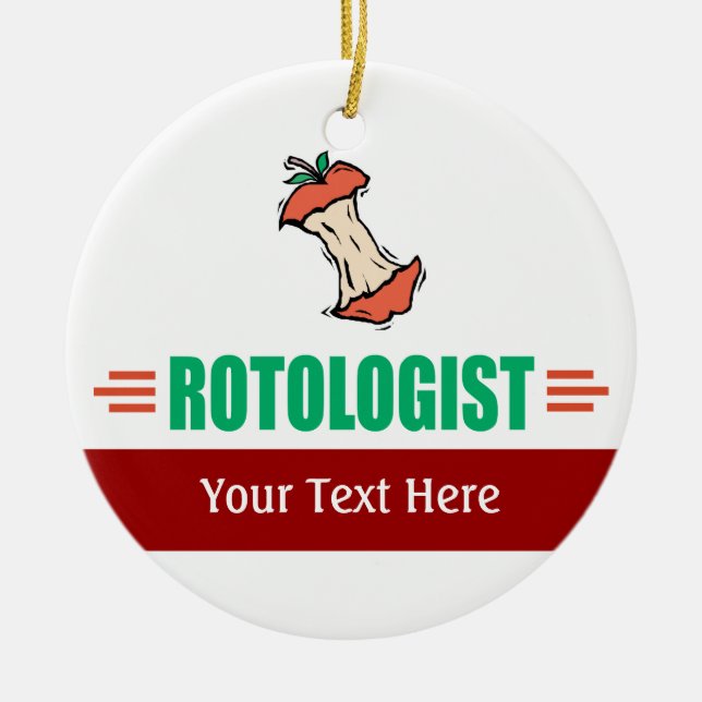 Composting Ceramic Ornament (Front)