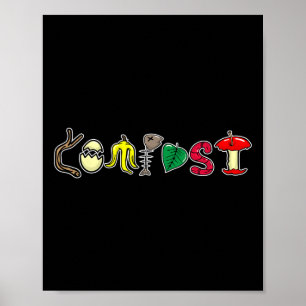 Composting Recycling Earth Day Compost Recycle  Poster