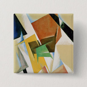 Compostion, 1921 2 inch square button