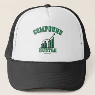 Compound Hustle Investor’s Grind Financial Savvy Trucker Hat