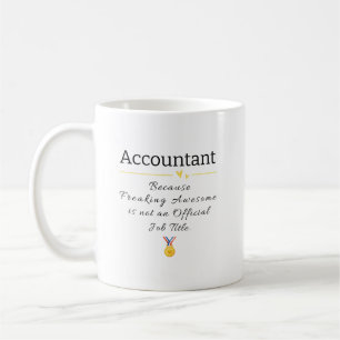 Comptable amusant Titre du travail Café Mug