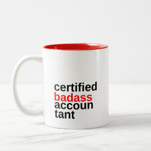 Comptable en Badass certifié Coffee Mug