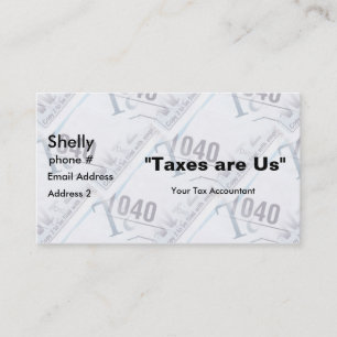 Comptable fiscal Cartes de visite d'entreprise