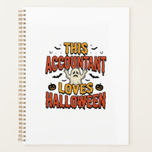 Comptable Halloween Chemise Vintage Ghost Design_1