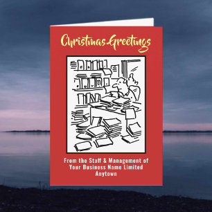 Comptable ou comptable agréé Carte de Noël