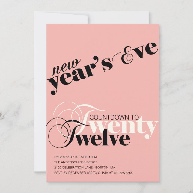 COMPTE À COMPTER DE 2012| INVITATIONS DE LA VEILLE (Devant)