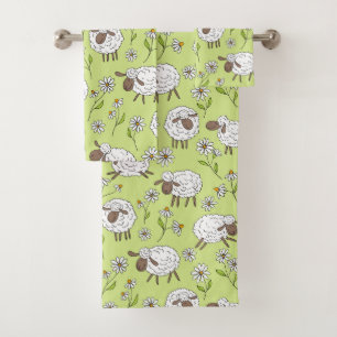 Compter les moutons sur le vert de rosée miel