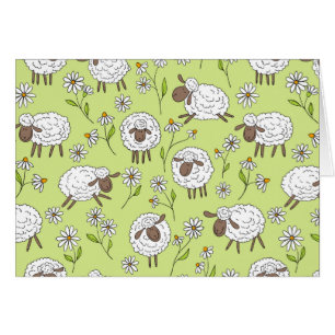 Compter les moutons sur le vert de rosée miel