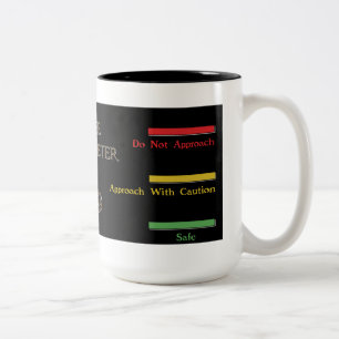 Compteur de niveau café Mug café noir