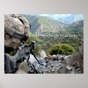 Comptez le courageux, comptez le vrai, affiche