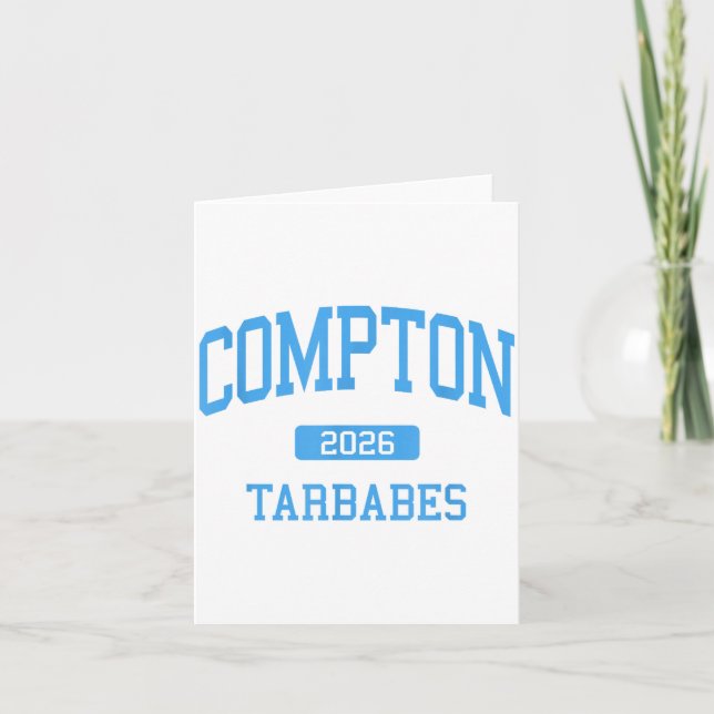 Compton High School Class 2026 Illustration Card (Front)