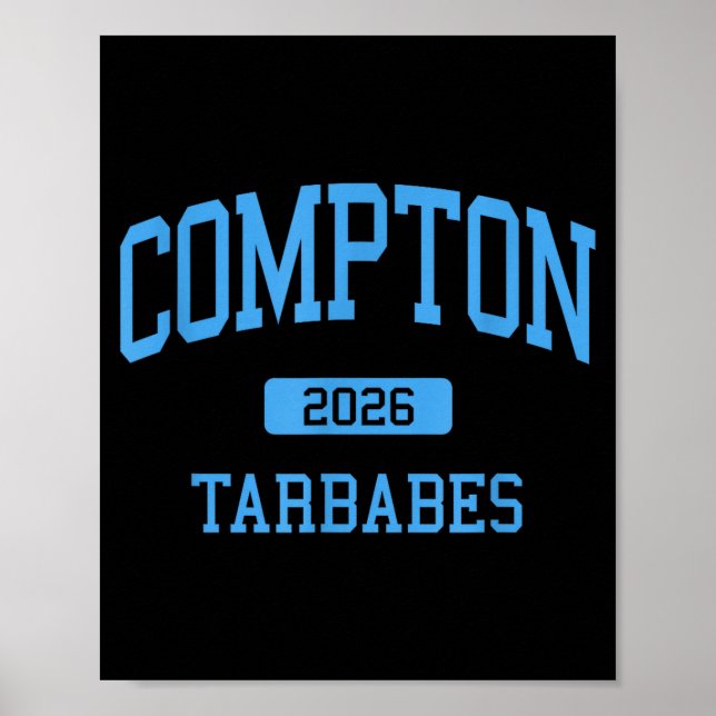 Compton High School Class 2026 Illustration Poster (Front)