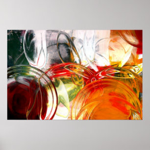 Computer Abstract Posters - Digital Art Print