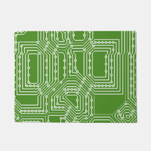 Computer board pattern doormat