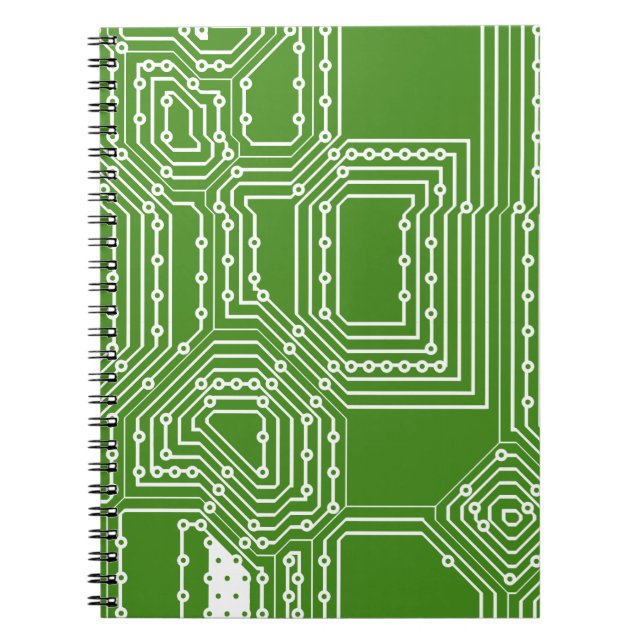 Computer board pattern notebook (Front)
