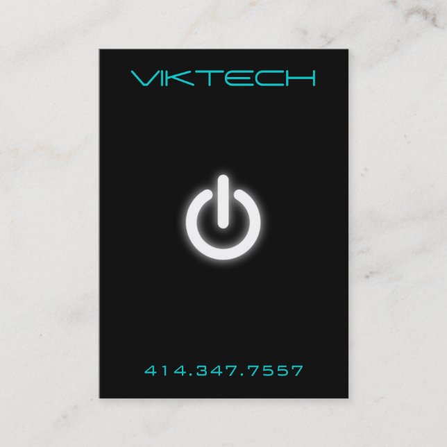 Computer Business Card (Front)